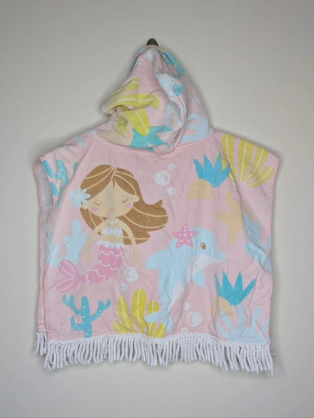 Earth Nymph Mermaid Terry Towel Swim Coverup 3/4T